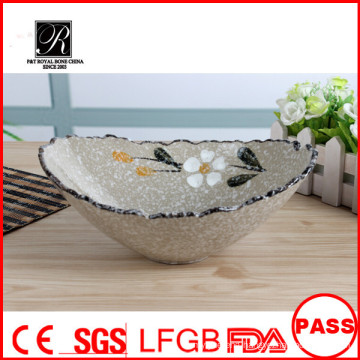 High Quality Ceramic Salad Bowl/China cheap Salad Bowl/Big Salad Bowl